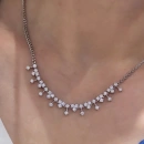 Taşlı 3 Dot Forse Zincir Kolye