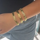 Taşlı Düz Arrow G Mln Chain Bileklik