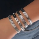 Taşlı Düz Arrow G Mln Chain Bileklik