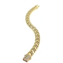 Taşlı Düz Arrow G Mln Chain Bileklik