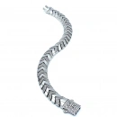 Taşlı Düz Arrow G Mln Chain Bileklik