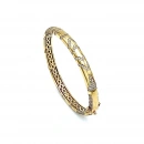 Taşlı Etnik Kelepçe Bilezik