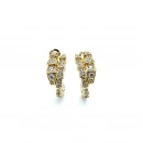 Taşlı İnce Yılan Küpe