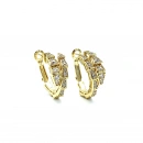 Taşlı İnce Yılan Küpe