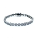 Taşlı Kalp Suyolu Bileklik