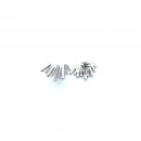 Taşlı Lashes Küpe Kolye Set