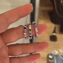 Taşlı Oval Rainbow Tamtur Yüzük