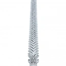 Taşlı Tırtıklı G Mln Chain Bileklik