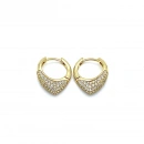 Taşlı V Halka Küpe