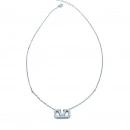 Taşlı Val Zincir Kolye