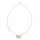 Taşlı Val Zincir Kolye