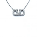 Taşlı Val Zincir Kolye