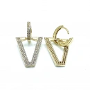 Taşlı Victory Küpe