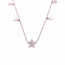 Taşlı Yıldız Kolye