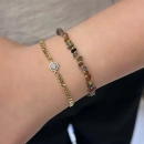 Tek Taş Zincir Bileklik