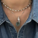 Topaz Tify The Bird Kolye