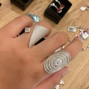 Tri Prenses Leaf Yüzük