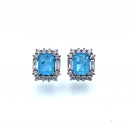 Turkuaz Di Paraiba Aro Küpe