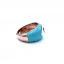 Turkuaz Mineli Ruby Göz Yüzük