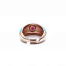 Turkuaz Mineli Ruby Göz Yüzük