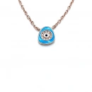 Turkuaz Pebble Nazar Kolye