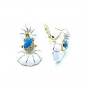 White Button Tasarım Küpe