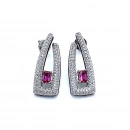 Yakut Invisible Küpe