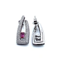 Yakut Invisible Küpe