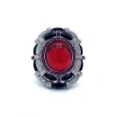 Yakut Taşlı Tasarım DGS Yüzük