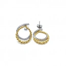 Yarı Taşlı 2li Damla Küpe