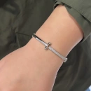 Yarı Taşlı İnce Tify Kelepçe