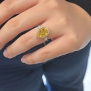 YD Damla Round Çiçek Yüzük