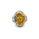 YD Oval Mozanit Prenses Yüzük