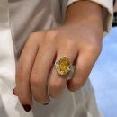 YD Oval Mozanit Prenses Yüzük