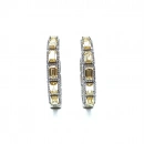 Yellow Di Halka Küpe