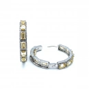 Yellow Di Halka Küpe