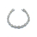 Yellow Oval Markiz Around Suyolu Bileklik