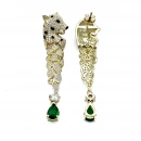 Yeşil Damla Pant Küpe