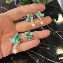 Yeşil Mineli Kelebek Yüzük