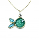 Yeşil Minelil Balık Kolye