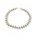 Zirkon Tria Çubuklu Bileklik