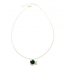 Zümrüt Balık Kolye