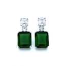 Zümrüt Duo Prenses Küpe