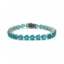 Zümrüt Paraiba Love Suyolu Bileklik