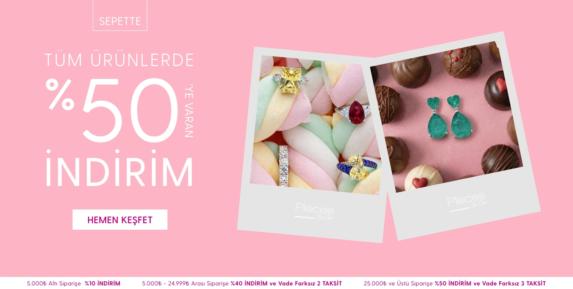 Tüm Ürünlerde %50ye varan İNDİRİM