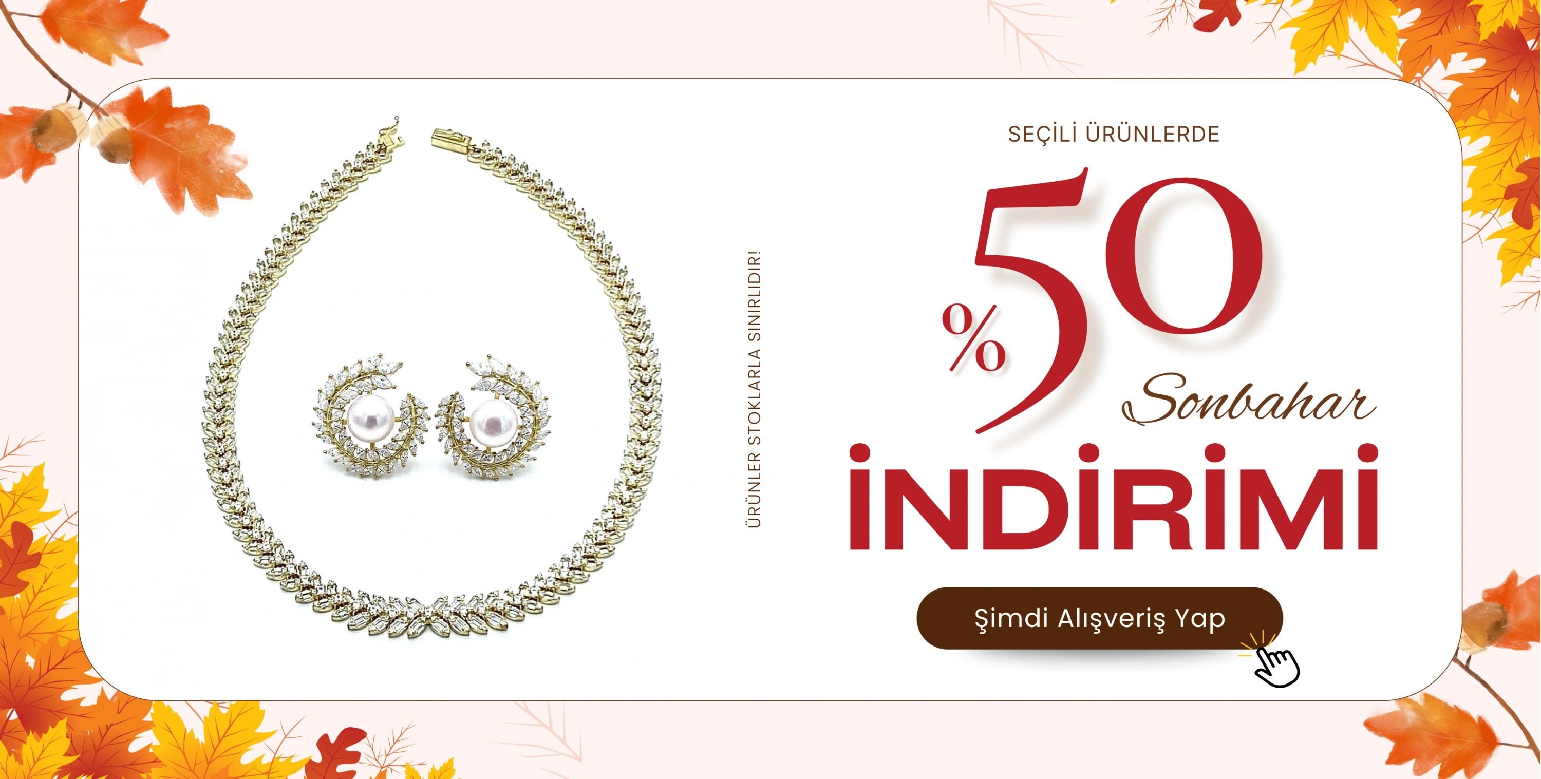 Seçili Ürünlerde %50 İNDİRİM!
