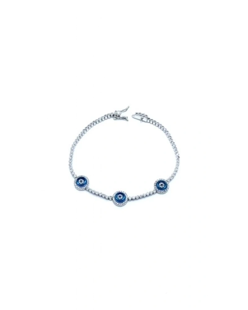 3lü Camgöz Suyolu Bileklik