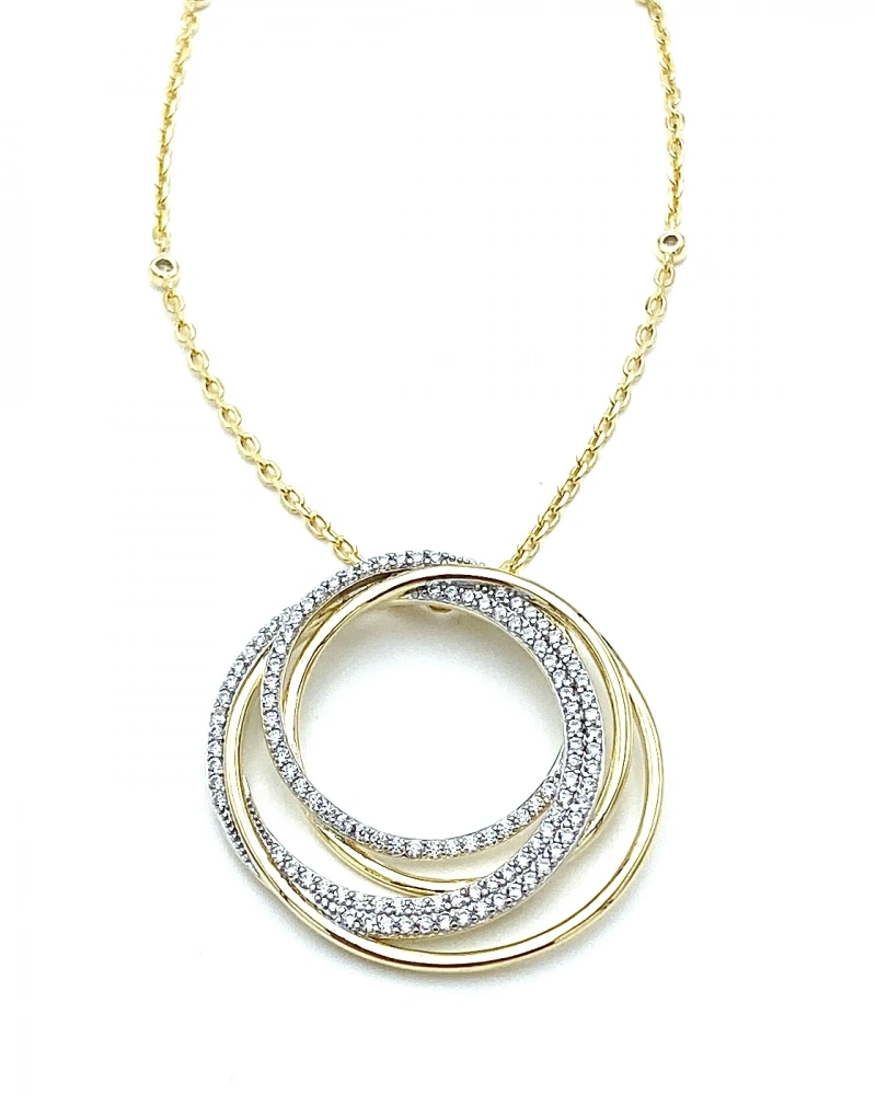 Yarı Taşlı Forever Kolye