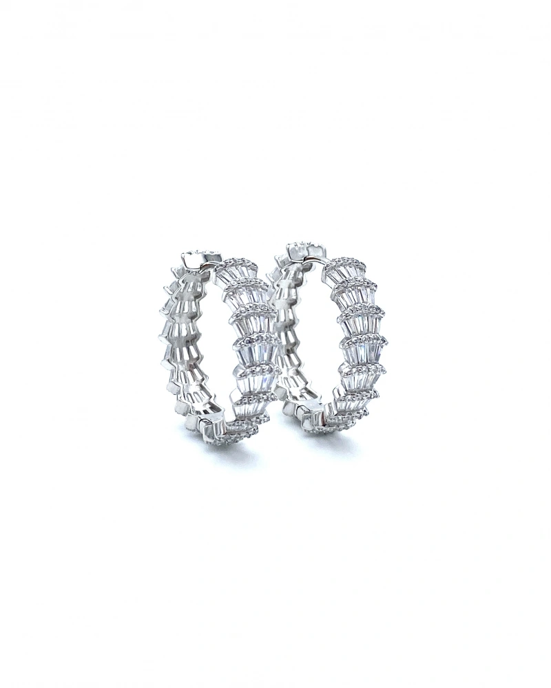 Baget 2,5cm İstiridye Tamtur Halka Küpe