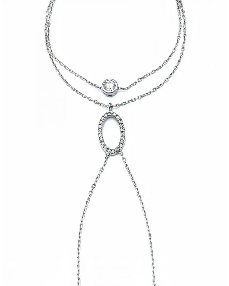 Gömme Taşlı Oval Şahmeran